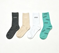Chaussettes décontractées en coton doux et respirant, motif jacquard coloré, imprimé intégral personnalisé, motif de dessin animé amusant