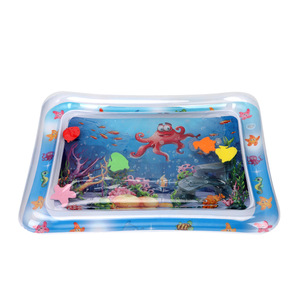 <b>Inflatable</b> Children's Seat Cushion PVC Ocean Fish Mat Cartoon Pattern For Baby <b>Bath</b> Toys 0 To 24 Months - Product Image 1