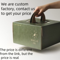 Caja de Embalaje para Pasteles de Cartón al por Mayor en China, Caja Transparente para Pasteles, Caja Personalizable para Pastelería