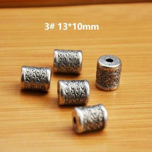 Perles en argent Sanqi à motif en serpentin, nuages porte-bonheur pour la fabrication de bracelets, origine Jinhua, moulage sous pression Z014 - Product Image 4