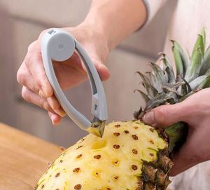 Outil manuel multifonctionnel en acier inoxydable, portable, compatible lave-vaisselle, pour fruits et légumes, éplucheur de fraises, <span class=keywords><strong>ananas</strong></span>, tomates - Product Image 5