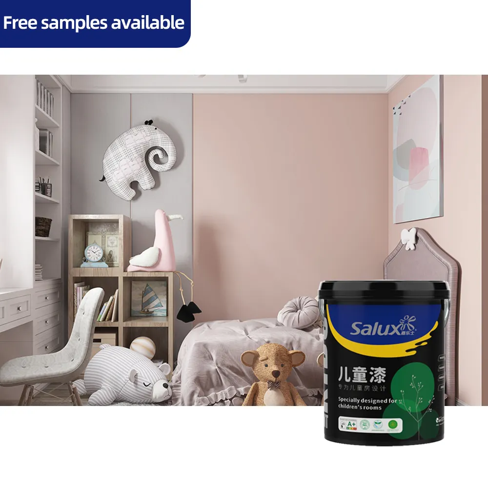 Salux superior washable emulsion wall paint Children bedroom living room interior emulison wall paint
