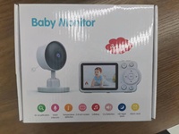 Moniteur vidéo couleur 2.8 'pour bébé avec télécommande audio bidirectionnelle sécurisée Sons apaisants Audio à très longue portée Produits électroniques grand public sécurisés