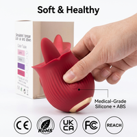 Vibrateur rose en forme de langue, stimulateur clitoridien, 12 fréquences, étanche, rechargeable par USB, jouet sexuel, masseur pour femmes, CE RoHS