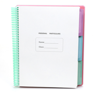 Prezzo di fabbrica carta di cartone stampa di plastica rilegatura a spirale diario Agenda personalizzare quaderni a spirale per il regalo - Product Image 4