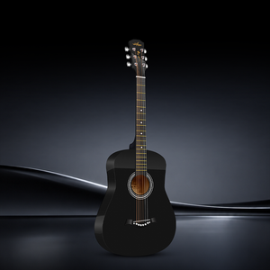 Großhandel Maßgefertigte OEM Hochwertige <span class=keywords><strong>38</strong></span> Zoll Glänzende Nicht-Cutaway Folk Akustikgitarre Set für Anfänger und Schüler - Product Image 2