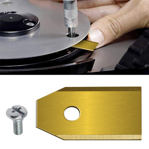 Cuchillas para cepilladora de madera KS, 6 piezas, de acero, de repuesto para cepilladora de banco, cabezal de corte recto con tornillos - Product Image 5
