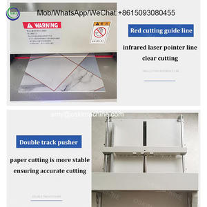 Otomatik kitap kalın kağıt eşit kesme ihale albümü kesme kağıt kesici kitap kesici makinesi - Product Image 4