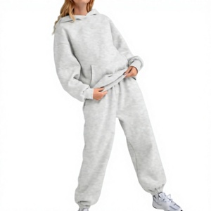 Conjunto Deportivo para Mujer al por Mayor, con Logotipo Personalizado, Sudadera con Capucha de Alta Calidad, Pantalones con Cordón, Ligero y Transpirable para Correr - Product Image 3