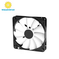 WellSunFan 120x120x25mm Lame rouge Cadre noir PWM DC Axial Cooler Fan OEM ODM Shenzhen Fournisseur vérifié