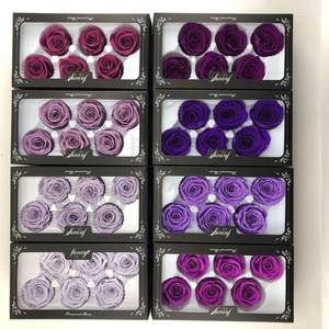 Têtes de roses stabilisées LUYI de qualité supérieure 5-6 cm – Fleurs éternelles naturelles et véritables de haute qualité pour la remise des diplômes - Product Image 6