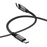 Kabel Type-C untuk iPhone 1M 2M Kabel USB-C ke USB-C Mendukung Transmisi Data Kabel Data Type-C Pengisian Cepat 3A