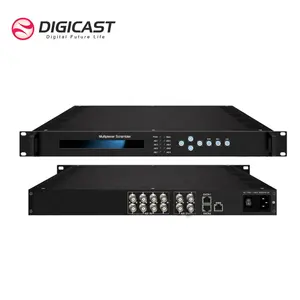 Digicast CATV yayın sistemi IP 8 ASI kanalları TS Video çoklayıcı Scrambler