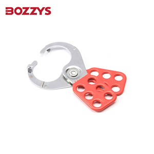 Thép bền an toàn khóa Hasp với nhựa màu đỏ Nylon PA cơ thể 38mm Chiều dài còng cho khóa cửa - Product Image 4