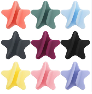 믹스웨어즈 셀프 접착식 실리콘 폰 케이스 미니 립스틱 및 립 글레이즈 홀더 스마트폰 뒷면 스틱 스탠드 - Product Image 4