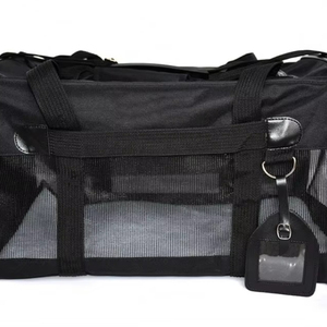 Sac de transport portable pour animaux de compagnie, échantillon gratuit, tissu en maille respirante, adapté aux voyages longs et courts, pour chats et chiens - Product Image 1