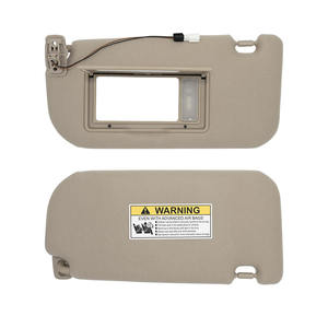 Pare-soleil Kia 85202-1F090LX beige en PVC avec étiquette d'avertissement pour Sportage - Product Image 2