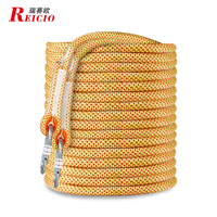 Corde statique en polyester de 16 mm pour travaux en hauteur, escalade, sauvetage, corde de sécurité tressée