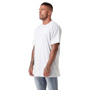 Blank <b>Plain</b> Heavyweight 100% Cotton T Shirt Streetwear Custom Men Oversized <b>Tshirt</b> - Product Image 1