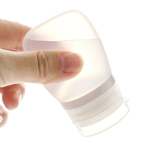 Promotional 30ml 1 Oz Silicone Travel Essential Bottle <b>Holder</b> Small Soft Silicon Bottle In Bulk Condiment Squeeze Bottles - Product Image 5