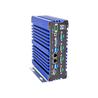 Industrial Pc mini-itx Edge Computer 6Lan komputer IoT kasar Pc tertanam