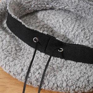 2025 hiver laine d'agneau champignon béret chapeau pour femmes <span class=keywords><strong>Logo</strong></span> personnalisé chaud et élégant pour les fêtes en plein air décontractées en gros - Product Image 6