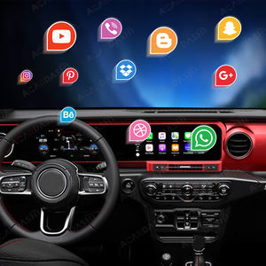 ACARDASH nouveau Design double écran Carplay cluster numérique et unité principale de <span class=keywords><strong>Console</strong></span> multimédia <span class=keywords><strong>Android</strong></span> pour Jeep Wrangler 2018-2022 - Product Image 1