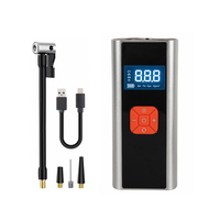 Kompresor Udara Listrik Multifungsi Nirkabel, Pompa Udara Mini Portabel 150Psi Dengan Lampu LED untuk Pengisi Ban Mobil & Sepeda Motor