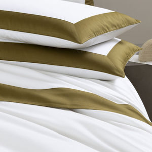 Lençóis de Cama de Hotel 100% Algodão SANHOO Personalizados para Camas King, <span class=keywords><strong>Queen</strong></span>, Casal e Solteiro, Brancos, Tecido Liso - Product Image 4