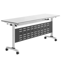 Table de conférence modulaire pliable en mélamine, pour hôtel, mobilier de bureau commercial moderne