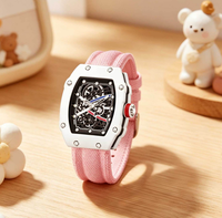Reloj de Pulsera de Cuarzo con Esfera de 47 mm, Caja de Aleación Ligera, Correa de Nailon, Resistente al Agua 3ATM, Reloj Casual de Lujo para Hombre RM 6702