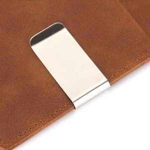 Hot New Arrival Fashion RFID <strong>Blue</strong> Slim Leather Money Clip Short <strong>Wallet</strong> Purse for Men <strong>Women</strong> Card Holder Money Clip <strong>Wallets</strong> - Product Image 6