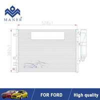 MANER AL1Z-19712-B Systèmes de refroidissement automobile Radiateur de moteur pour Ford Fusion 17-20