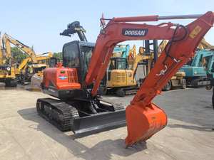 Doosan เครื่องขุดไฮดรอลิก Dx60มือสองจากเกาหลีรถขุดตีนตะขาบขนาดเล็ก Dx60แท้ - Product Image 2