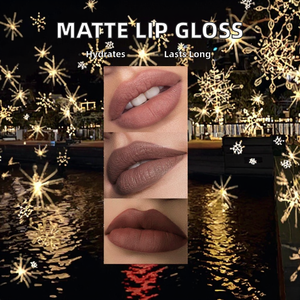 Brillo de labios mate de larga duración líquido etiqueta privada al por mayor ligero sedoso no secado hidratante químico delicado labio - Product Image 2