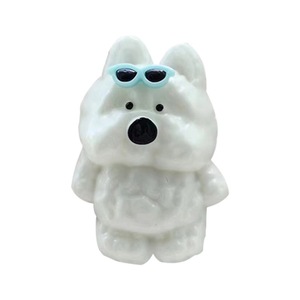 Lindo juguete de goma de West Highland Terrier, de rebote lento, para apretar, alivio del estrés, figura de dibujos animados - Product Image 5