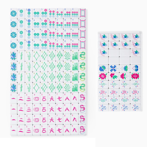 Özel Modern Nane Yeşili Deniz Köpüğü Amerikan Mahjong Seti 160 Taşlı Standart 4 Katmanlı Hassas İşlemeli Akrilik Satranç Oyunu - Product Image 4