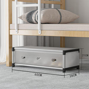 ריהוט הבית יופי גבוהה ארון נעליים מתכת עם אבק חסין דלת הרכבה מתלה נעליים פשוט רב שכבתית - Product Image 4