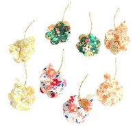 Nouveauté 2025 Bijoux de mode Boucles d'oreilles pendantes style super féerique avec branche de fleur en mousseline, fleur de perle et feuille dorée