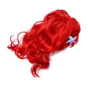 Disfraz de <span class=keywords><strong>Ariel</strong></span> Girl Little Mermaid TV & Movie para niñas, accesorios de Peluca de moda para fiestas de cumpleaños de carnaval infantil - Product Image 6