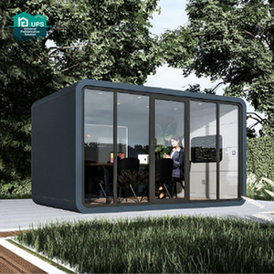 ECONEL Weifang UPS Casa Prefabricada Moderna de Acero Transpirable para Exteriores de 20 y 40 pies, Oficina Móvil Tipo Cabaña Apple, Vida Útil de 30 Años - Product Image 1