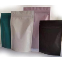Bolsa de Embalaje Personalizable con Cierre de Cremallera, Laminada, Flexible, Resistente a la Humedad, Estructura PET/AL, Grado Alimenticio, Acabado Dorado Mate