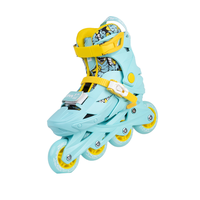 Patins à roulettes en ligne réglables à 4 roues pour garçons et filles, vente directe d'usine, chaussures de patinage lumineuses pour enfants