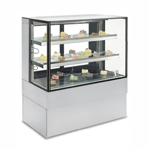 Cake <b>Display</b> <b>Cabinet</b> Air Cooling Refrigerated Showcase Glass Cold <b>Wall</b> Unit Commercial Refrigeration Equipment for Bakery Bread - Product Image 6