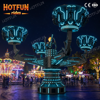 Manèges Hotfun Energy Claw Rides 32 places, équipement de parc d'attractions extérieur, manèges Energy Storm pour grands projets de fêtes foraines