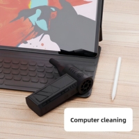 Kipas Mini Portabel Tanpa Kabel Bertekanan Tinggi, Peniup Debu Elektrik, Pistol Peniup Udara dengan Senter