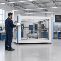 Printer 3D Industri Kecepatan Tinggi dengan Cangkang Logam Lembaran Besar Garansi 1 Tahun