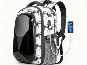 Mochila de Viaje Portátil Resistente al Agua para Uso Diario, Compatible con <span class=keywords><strong>DJI</strong></span> <span class=keywords><strong>Mini</strong></span> <span class=keywords><strong>3</strong></span>/4 <span class=keywords><strong>Pro</strong></span>, para Laptops de 15.6 Pulgadas, Controles Remotos y <span class=keywords><strong>Combo</strong></span> Fly More - Product Image 2
