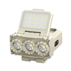 Linterna Frontal Recargable LED Tri-Core Smiling Shark para Pesca Nocturna y Camping - Product Image 1