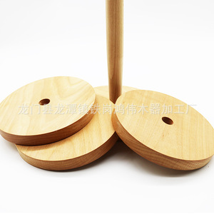Support de présentation de perruques en bois, mannequin de tête semi-circulaire pour la présentation de produits capillaires - Product Image 2